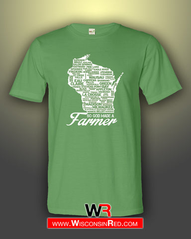 God Made a Farmer Organic T-Shirt