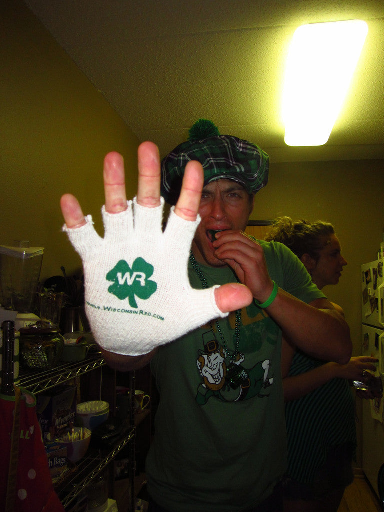 Wisconsin 2024 football gloves